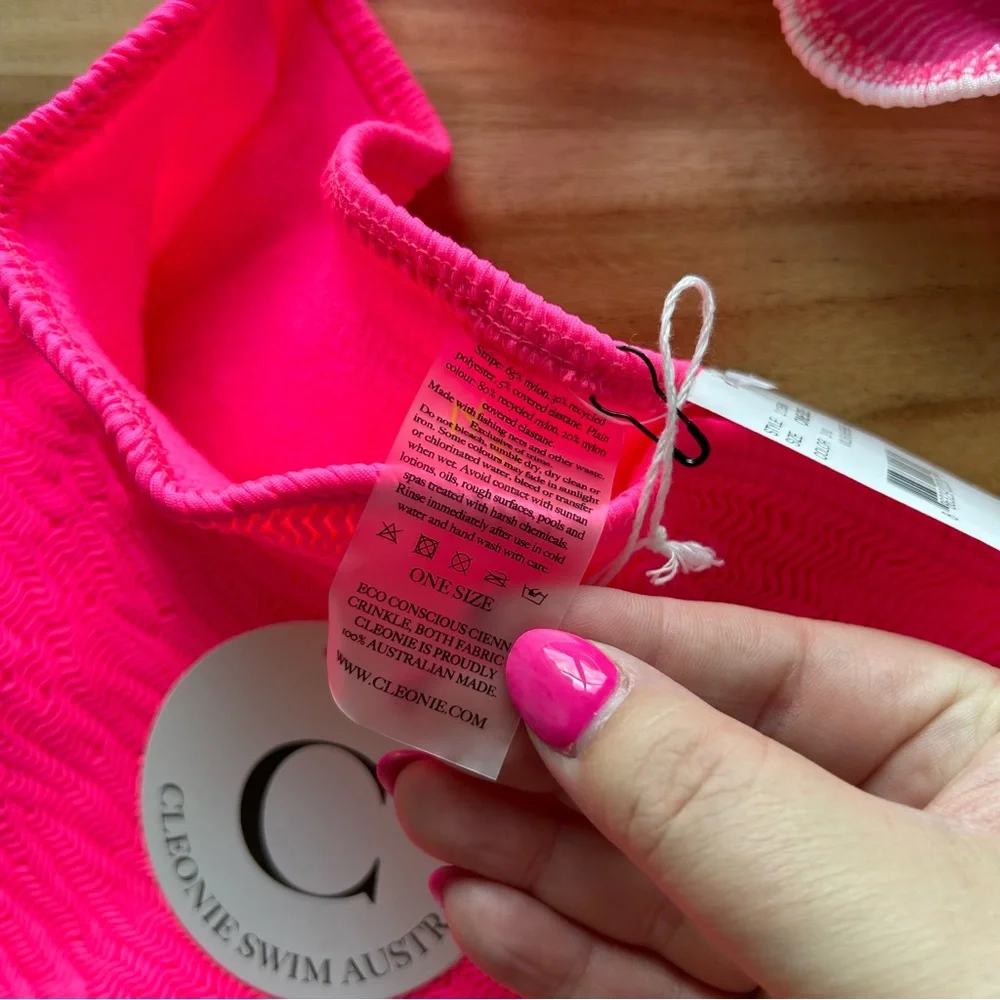 NWT Cleonie Swim Maillot One Piece Swimsuit - Picture 5 of 6